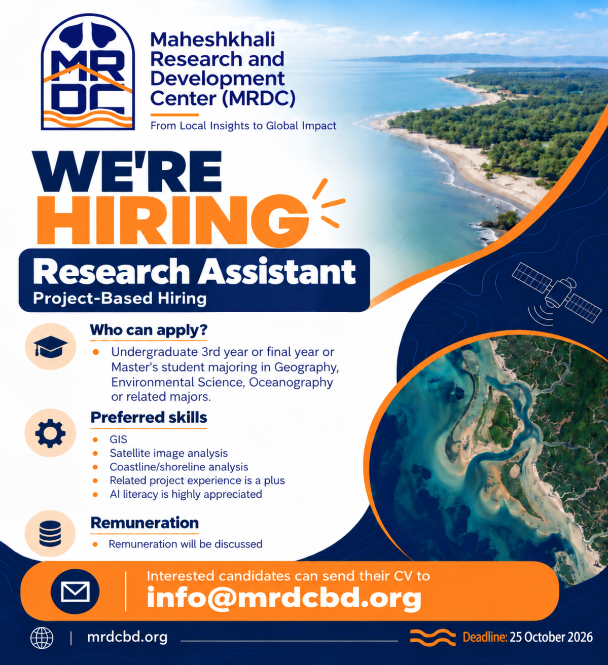 MRDC Research Assistant Recruitment